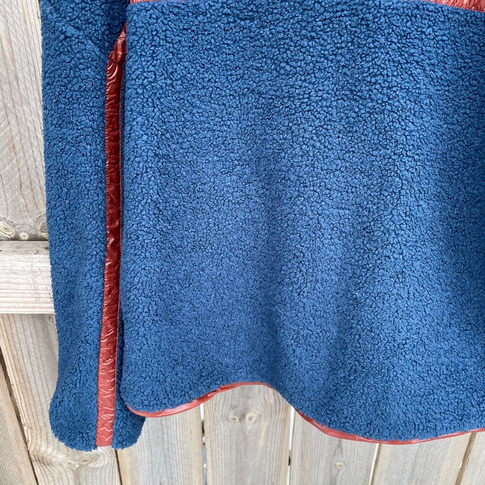 Fabletics Jacket Pullover Larissa Large Navy Brow… - image 7